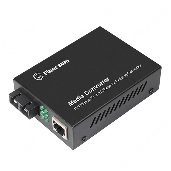 10/100Base-TX To 10/100Base-FX 1310nm 40km Dual SC Fiber Optic Media Converter | FC-FA101-13S40
